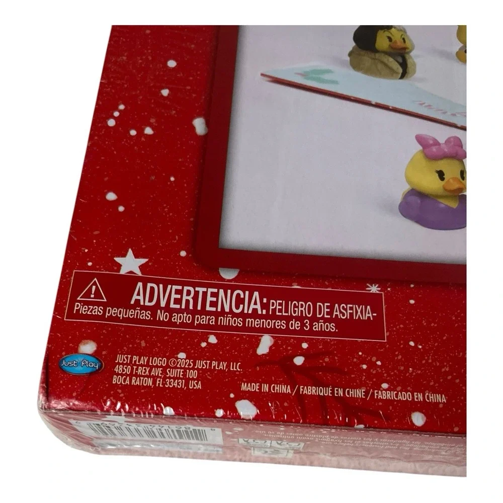 Disney Duckalooz Christmas Advent Calendar 24 Rubber Duck Figures Toy New 2025
